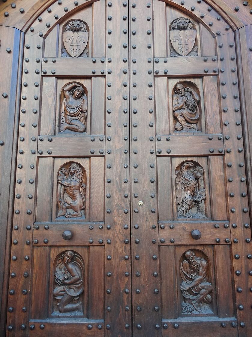 Florence Cathedral facade and campanile