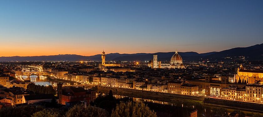 Panorama of Florence from Piazzale Michelangelo