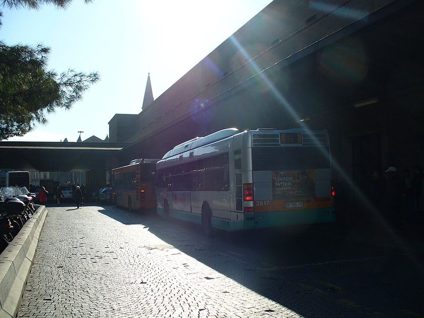 Main facade of Santa Maria Novella train station