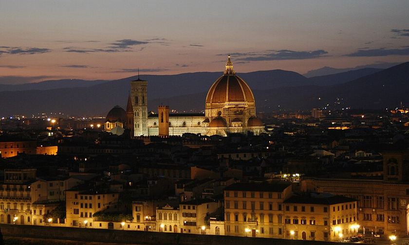Night view of the Florence Duomo