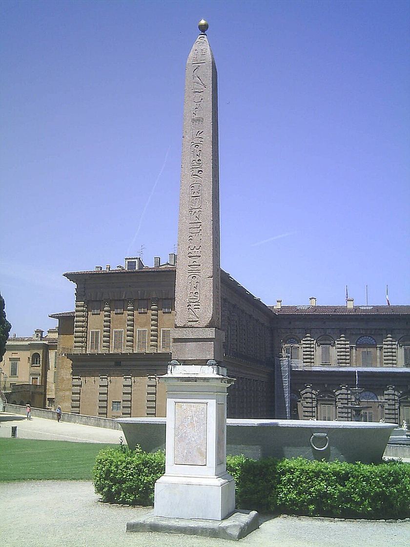 Egyptian obelisk in the Boboli Gardens