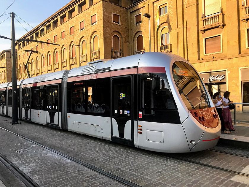 Florence tram at Valfonda near the station