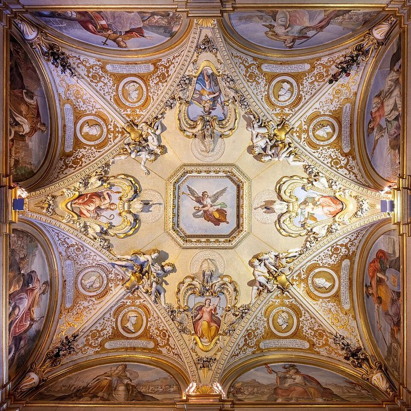 Facade of the Pitti Palace in Florence