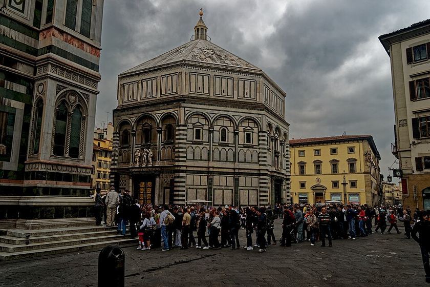Florence Baptistery of St John in Piazza del Duomo