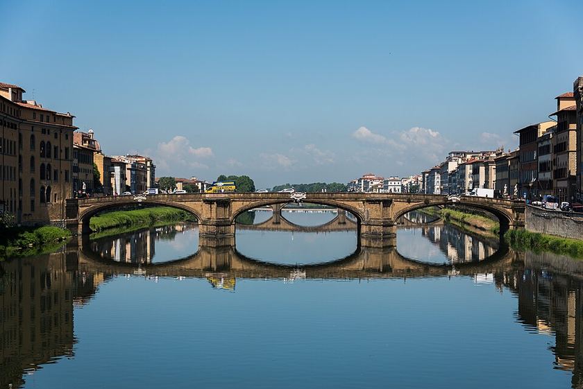 Ponte Santa Trinita seen from Ponte Vecchio