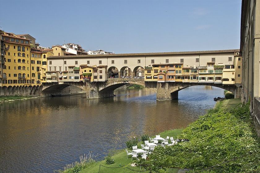 Ponte Vecchio and Arno River in Florence