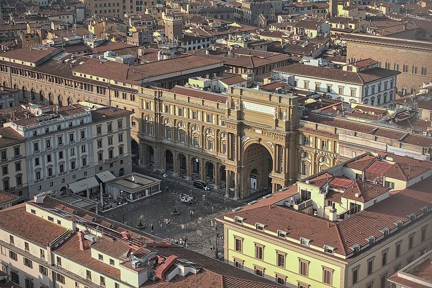 Piazza della Repubblica seen from Giotto's Campanile